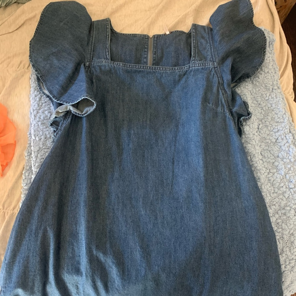 Free People denim short dress